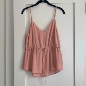 Aritzia Babaton Tie-Front Camisole - Pink